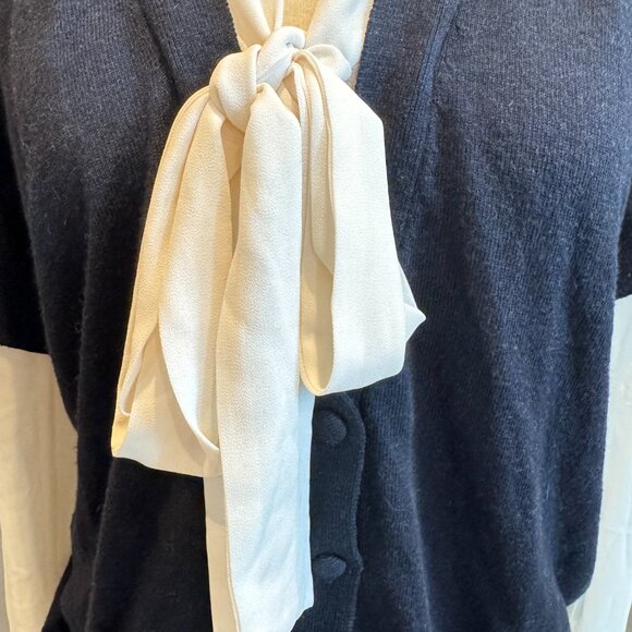 Anthropologie Elsie Bowtie Front Tie La Fee Verte Sweater - Picture 5 of 13